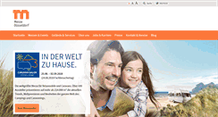 Desktop Screenshot of messe-duesseldorf.de