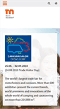 Mobile Screenshot of messe-duesseldorf.com
